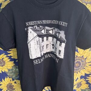 Selma Mansion Norristown Preservation Society Ghost Shirt Adult S/M